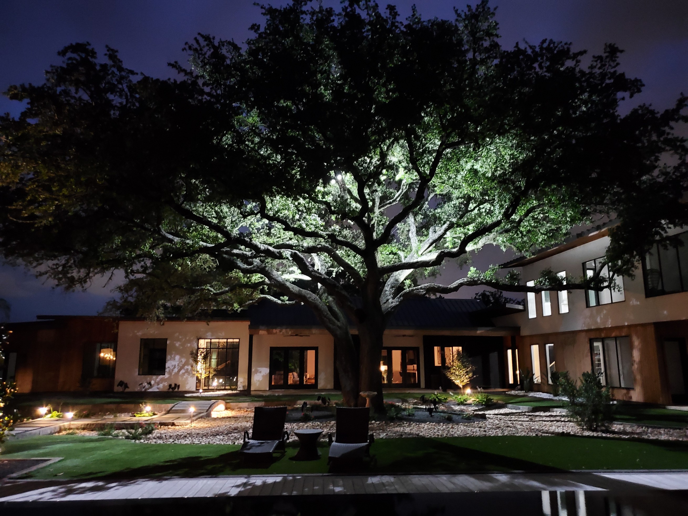 &Eacute;clairage paysager ext&eacute;rieur