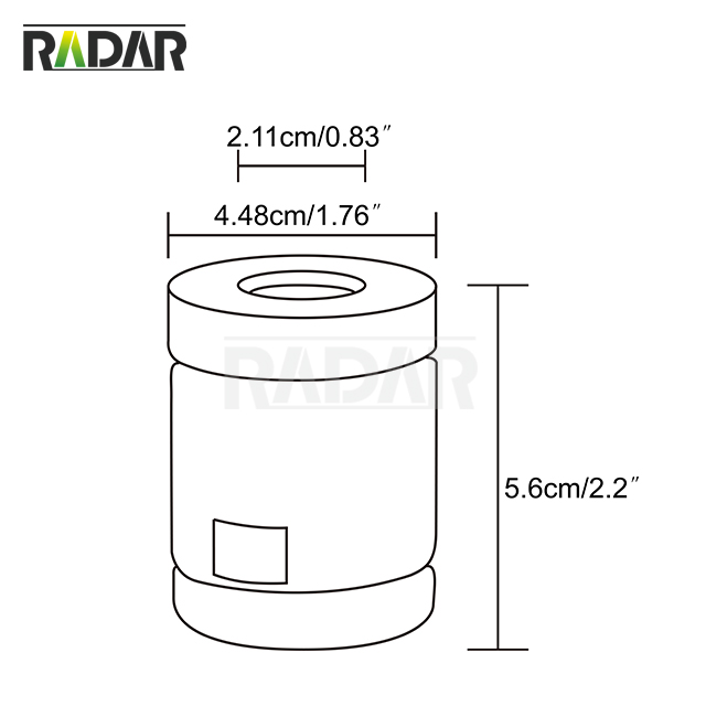 RGL-W6812 Guirlande lumineuse en aluminium noir