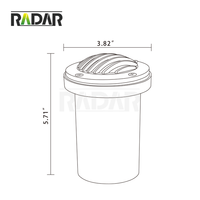 RGL-8801-BBR Spot LED d'extérieur enterré de qualité supérieure