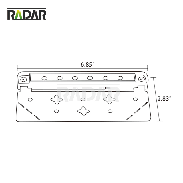 RHL-8501-BBR Luminaire LED Hardscape en bronze RVB de haute qualité