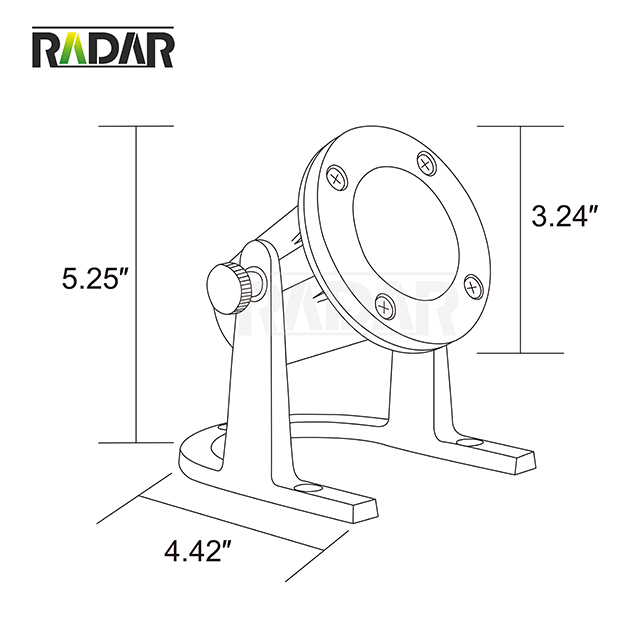 RUL-8400-BBR lumière sous-marine étanche IP68 en laiton