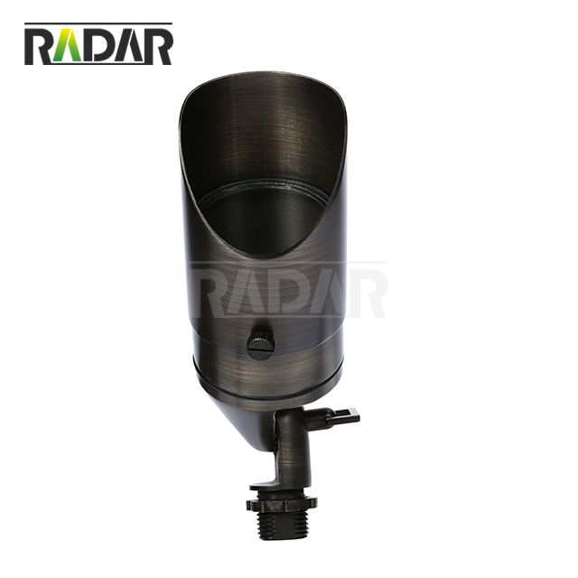RAL-8105-BBR Lampe d'appoint extérieure à DEL en laiton à intensité variable