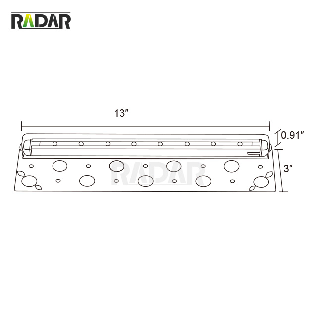 RHL-8502R-ABZ Éclairage d'aménagement paysager à DEL RGB intégré en bronze